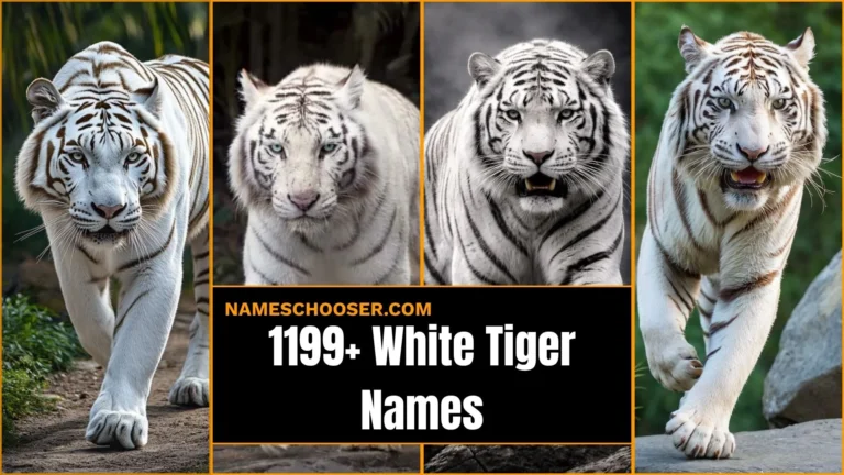 1199+ White Tiger Names: That Sound Powerful, Rare, Funny And Absolutely Unforgettable