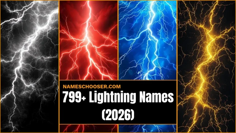 799+ Lightning Names So Powerful They Sound Forbidden (Meanings Included 2026)