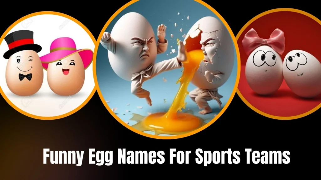 Funny Egg Names for Sports Teams