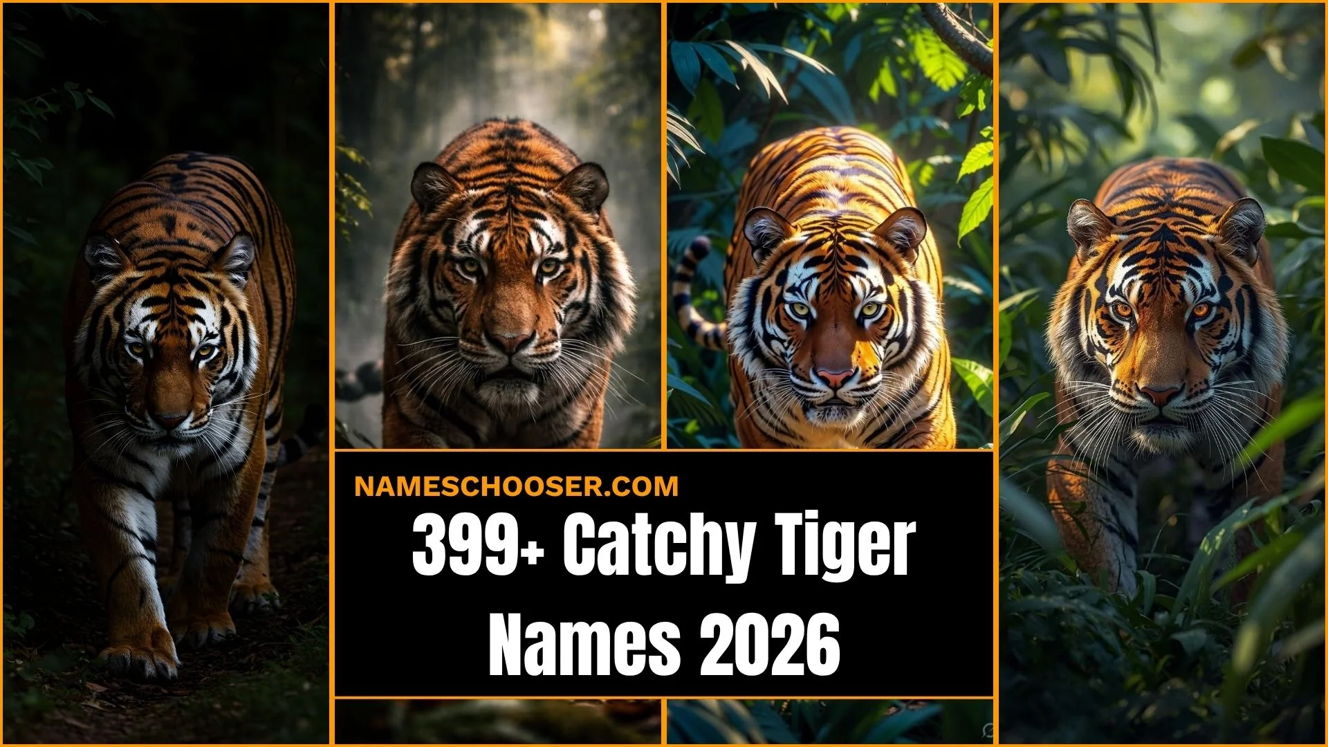 399+ Insanely Creative Tiger Names: That Feel Powerful, Cute & Legendary In 2026