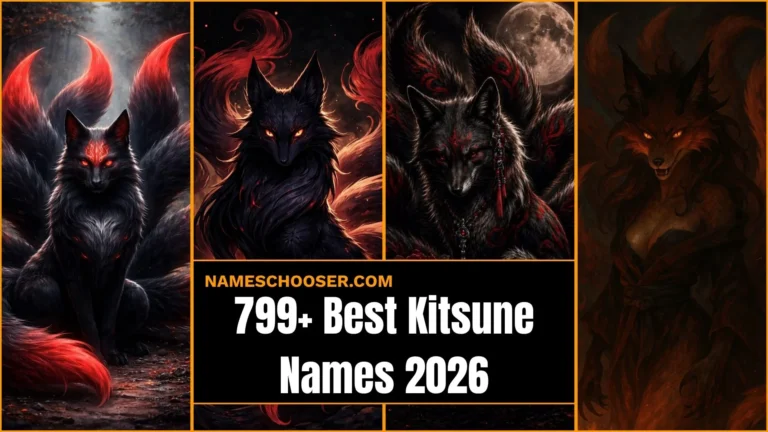 799+ Kitsune Names For Male, Female, Cute, Powerful, Dark And Fantasy Fox Spirits