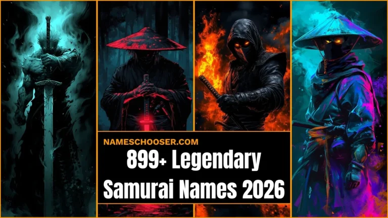899+ Legendary Samurai Names: That Carry Honor Power And Ancient Warrior Spirit