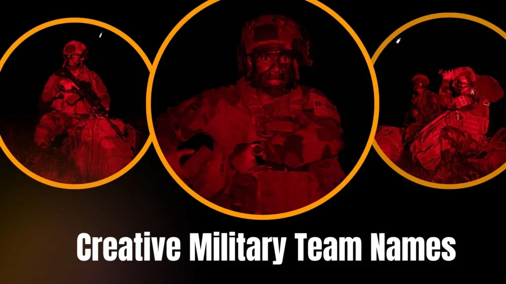 Creative Military Team Names