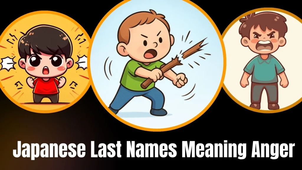 Japanese Last Names Meaning Anger