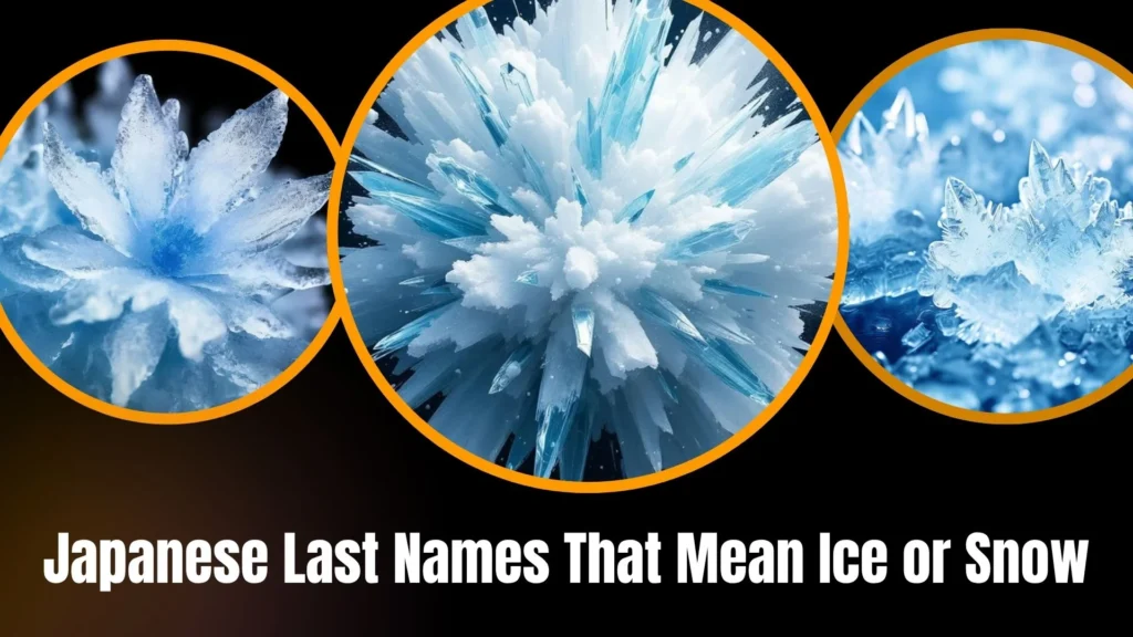 Japanese Last Names That Mean Ice or Snow