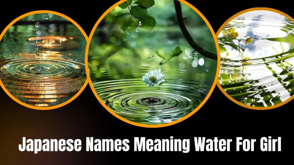 Japanese Names Meaning Water For Girl