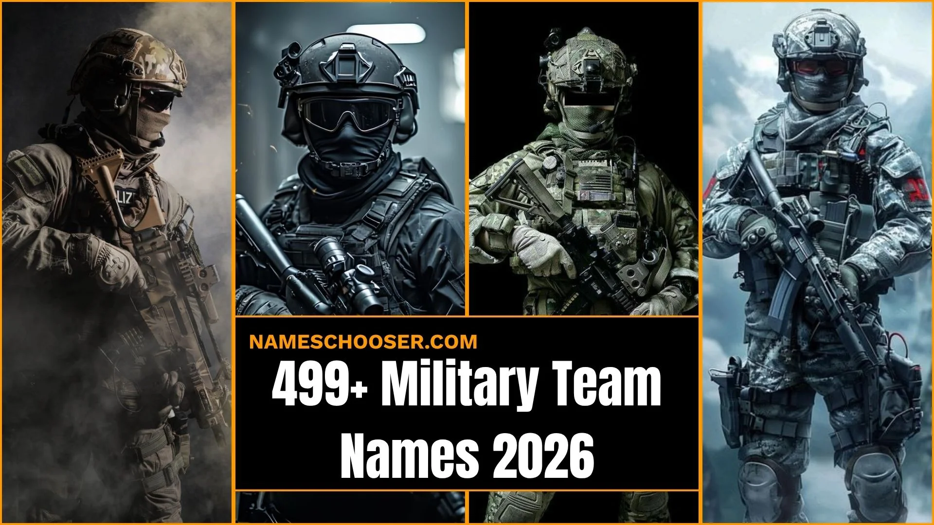 Military Team Names: 499+ Powerful, Bold & Tactical Ideas for Your Squad