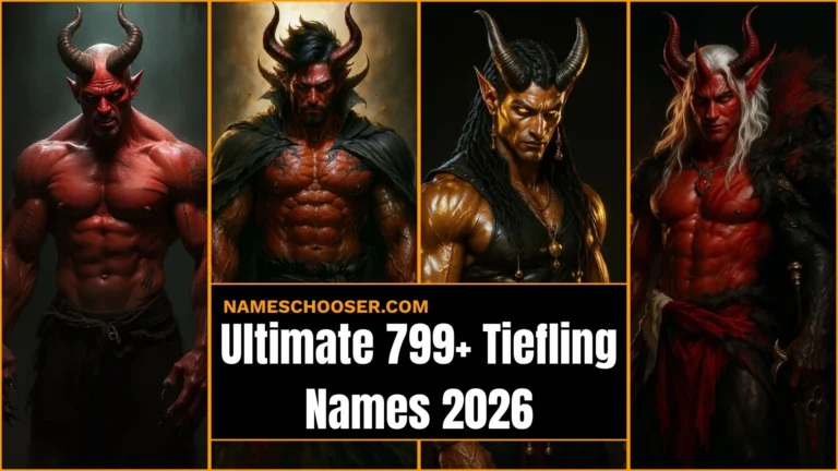 Ultimate 799+ Tiefling Names Guide With Dark Meanings, Male, Female And DND 5E Favorites