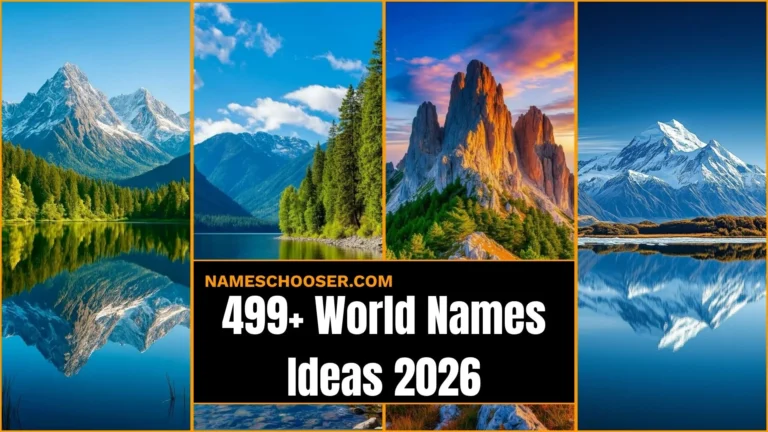 499+ World Names That Sound Absolutely Legendary: For Fantasy, Minecraft DND & More 