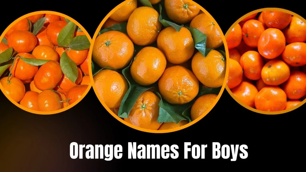 Orange Names For Boys
