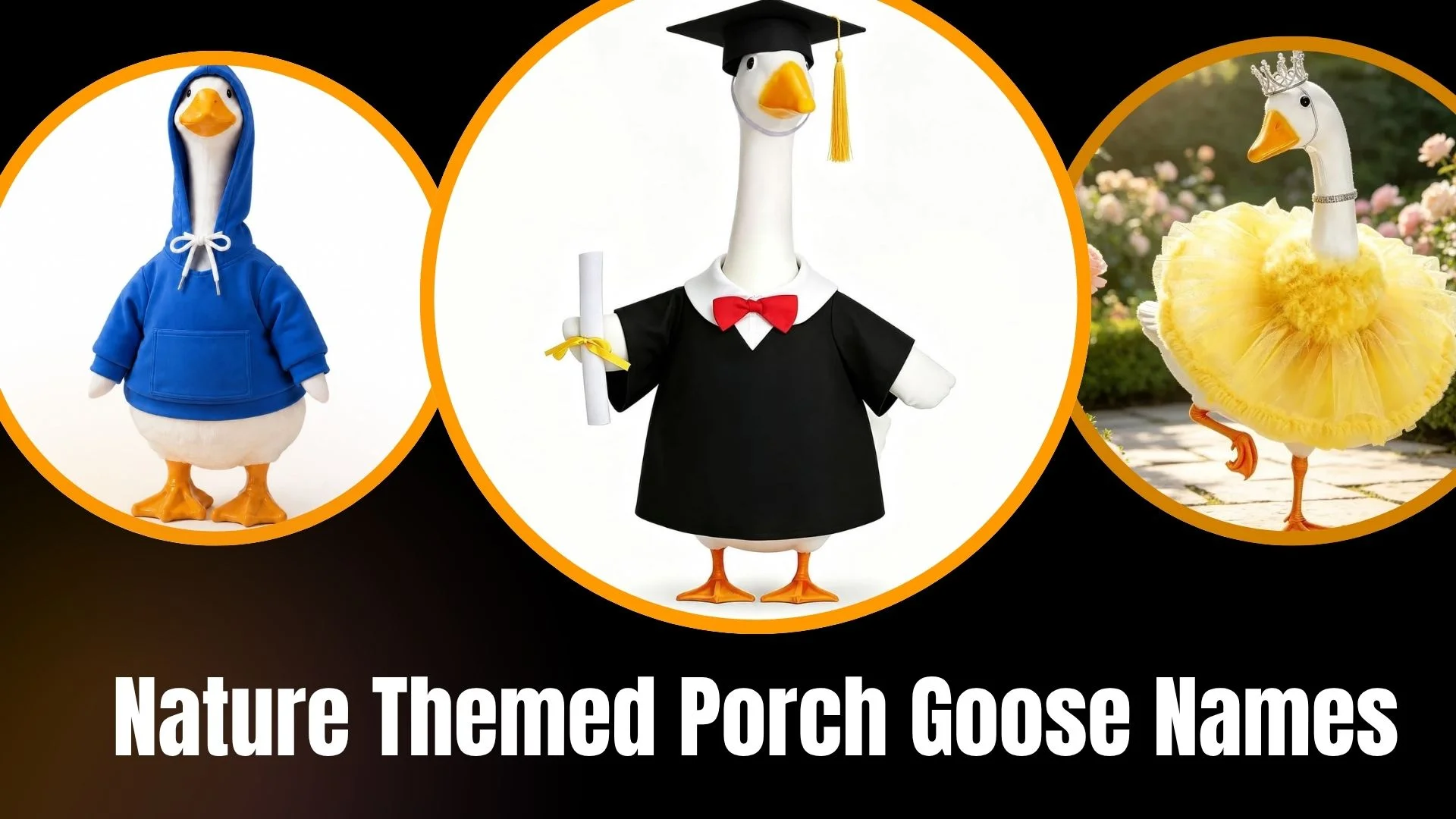 Nature Themed Porch Goose Names